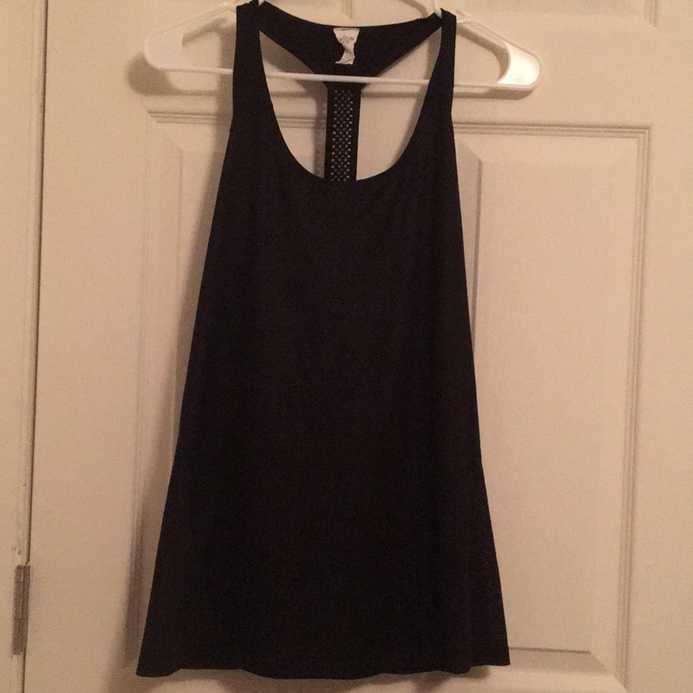 Black Danskin athletic tank-top